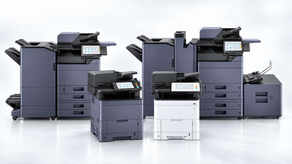 Current Kyocera multifunction copiers and printers